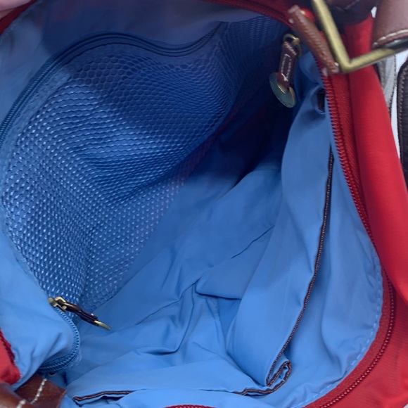 Travelon Red Nylon Crossbody Bag NYB4159 - Picture 10 of 16